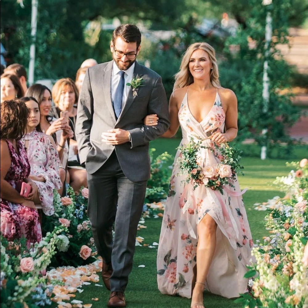 Jenny Yoo Bridesmaid Farrah Chiffon Dress Ohana